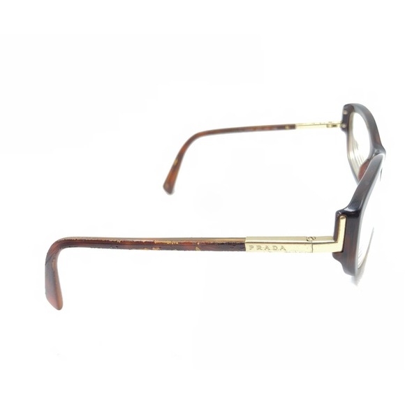 Prada VPR 03N AB6-1O1 Tortoise Brown Cat Eye Eyeglasses Frames 55-17 135 Italy - Picture 4 of 12